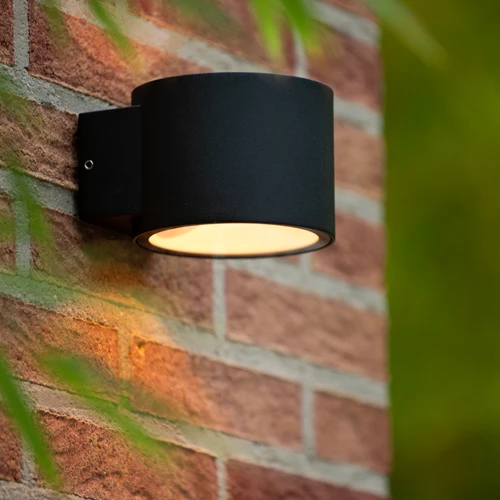Lucide OXFORD - Wall light Indoor/Outdoor - 1xG9 - IP54 - Black - atmosphere 2
